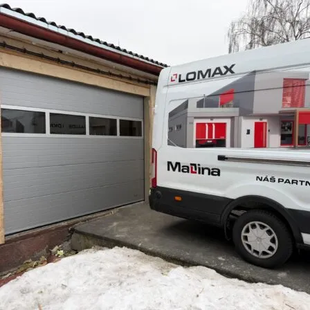Garážová vrata - Žaluzie Malina - Stínění, vrata, dveře.